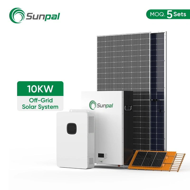 10KW Off-grid Solar System for Residential Energy Independence Sunpal Manufacturer