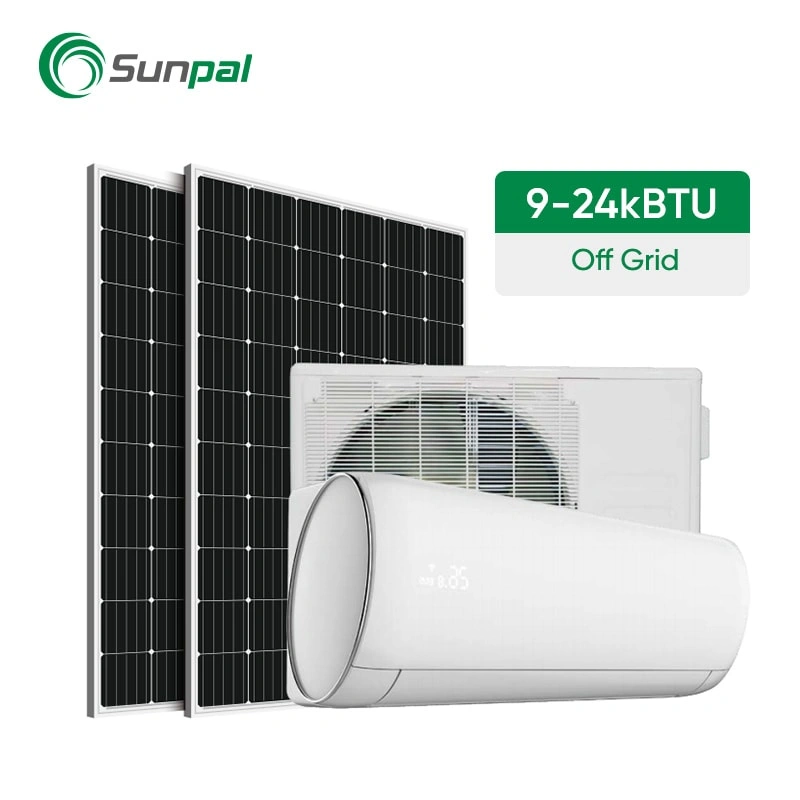 Sunpal Solar Air Conditioner Hybrid Energy System for Home Use
