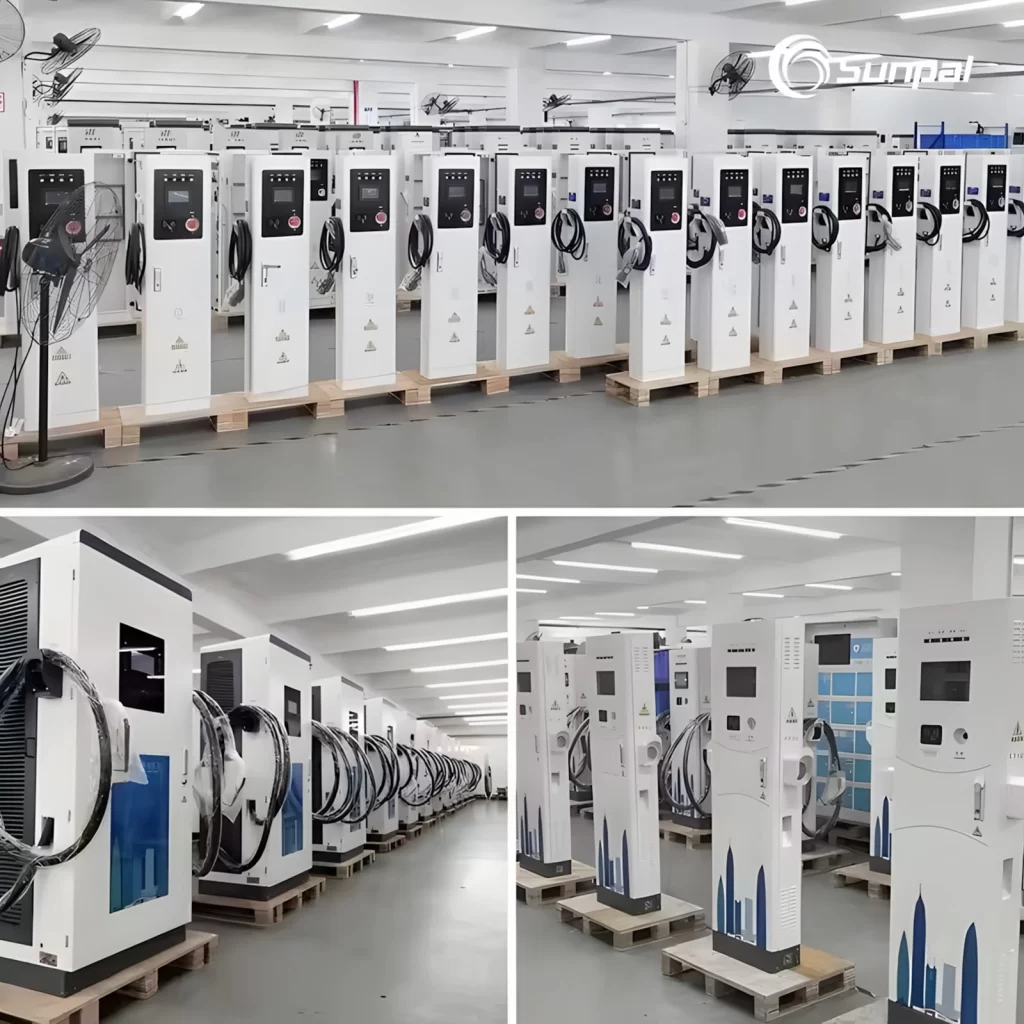 Sunpal High-Efficiency 20kW/30kW DC EV Charger delivers fast, reliable commercial-grade charging for businesses and public stations.