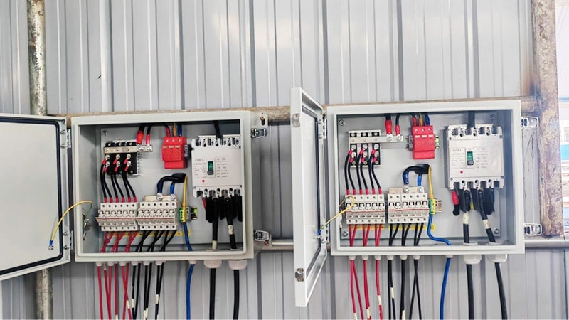 100kW hybrid systsem project for factory