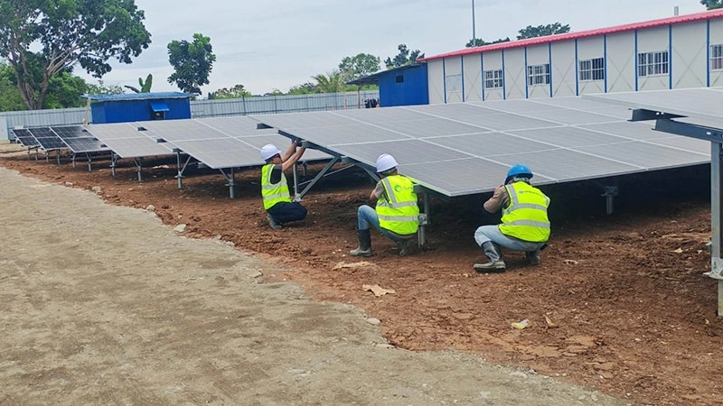 100kW hybrid systsem project for factory