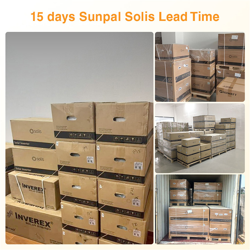 15 days Sunpal Solis Lead Time