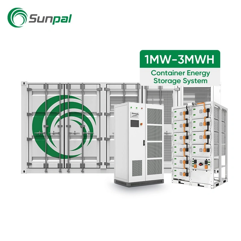 Sunpal 1MW 3MWh containerized lithium battery energy storage system for industry