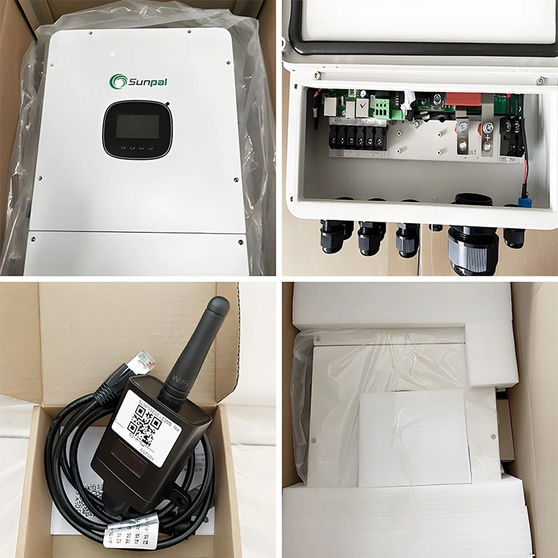 Sunpal Off-Grid Power Inverter 8KW 12KW Split Phase Dual MPPT