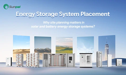 Row of energy storage devices and modular systems arranged across a sunny outdoor setting.