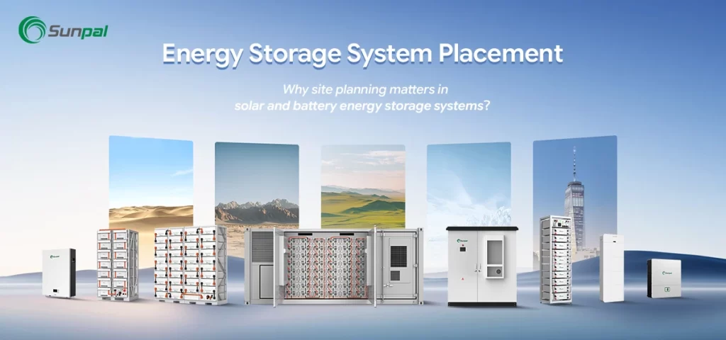 Ground-mounted storage arrays and cabinets positioned in an open facility area.