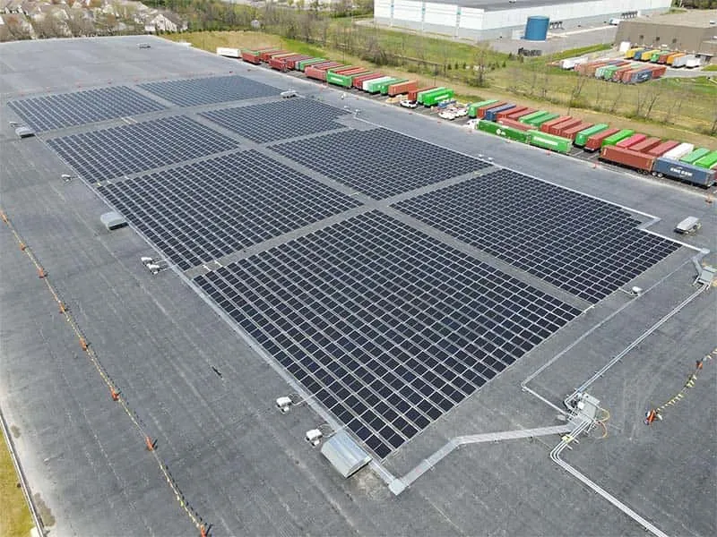 A Sunpal Solar instalou painéis fotovoltaicos de 620KW para uso comercial no Uzbequistão