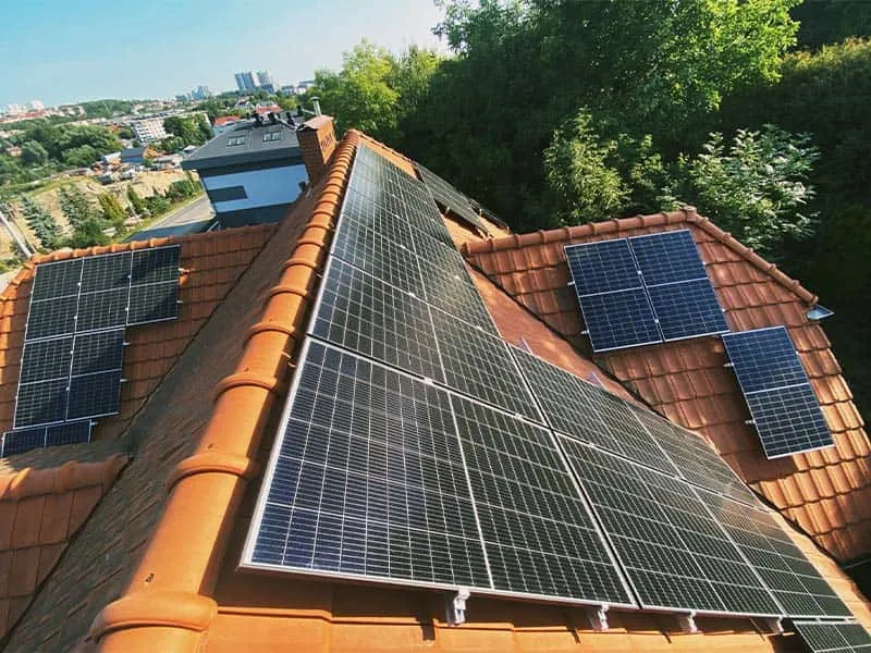 L'usine solaire Sunpal a installé des panneaux photovoltaïques résidentiels de 25KW au Mexique