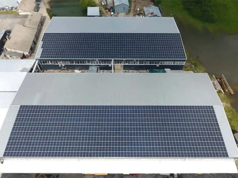 أنجزت شركة Sunpal لتوريد الطاقة الشمسية مشروع الطاقة الشمسية لمستودع بقدرة 3.2 ميجاوات في كندا