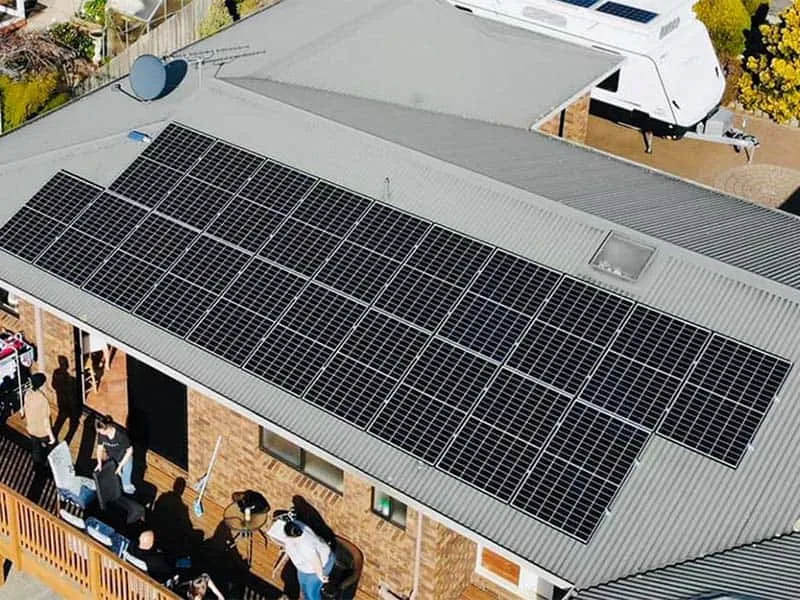 Sunpal Solar lieferte 7,6KW Solarenergiedienstleistungen in Australien
