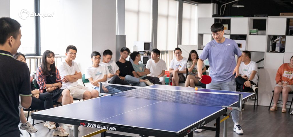 تعمل شركة Sunpal على تعزيز العمل الجماعي: تنس الطاولة يثير الطاقة والتعاون