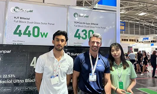 Sunpal zeigt TOPCon-Innovationen auf der Global Solar Expo