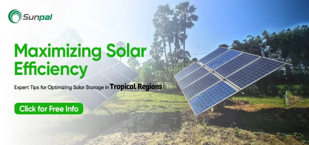 Customized solar storage strategies for tropical climates