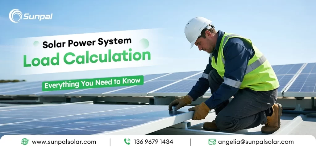 Arbeiter bei der Installation von Solarzellen auf einem sonnigen Dach für eine Solarstromanlage.