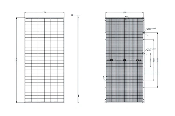 Sunpal high-quality 665W–685W bifacial mono PV panel Wholesaler
