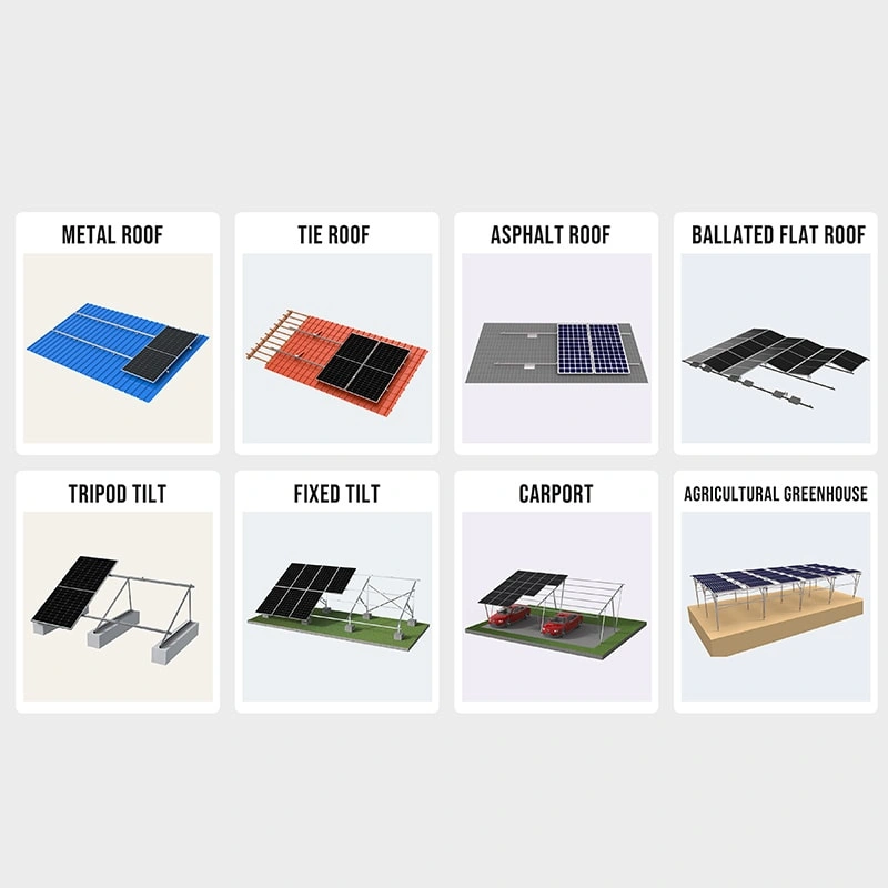 1MWh Grid Solar Panel System 2mw Solar Power Plant with Ground Mounting Brackets Commercial Supplier