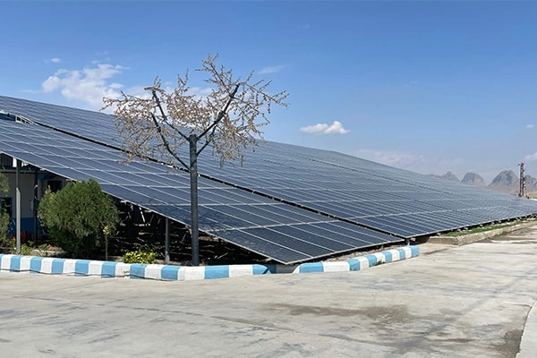 60kW Panels Insatalled on Ground