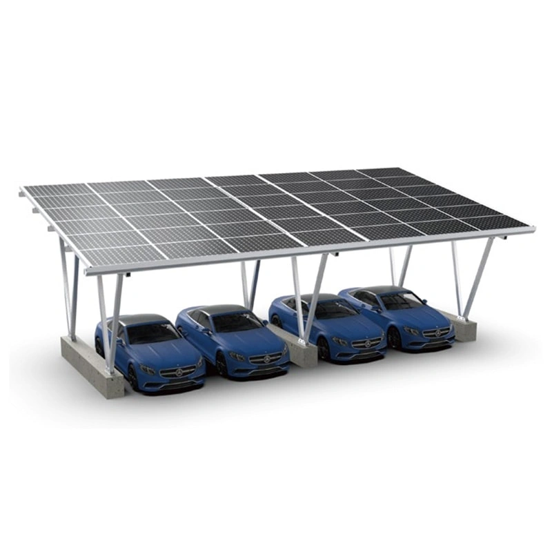 Aluminum Alloy Solar Carport Mounting Structure