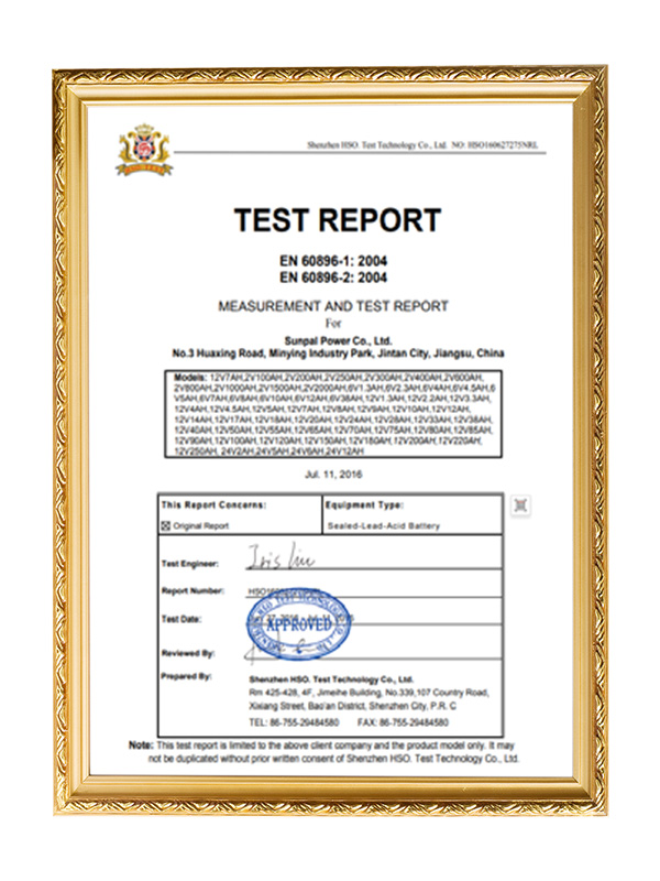 EN 60689 certification