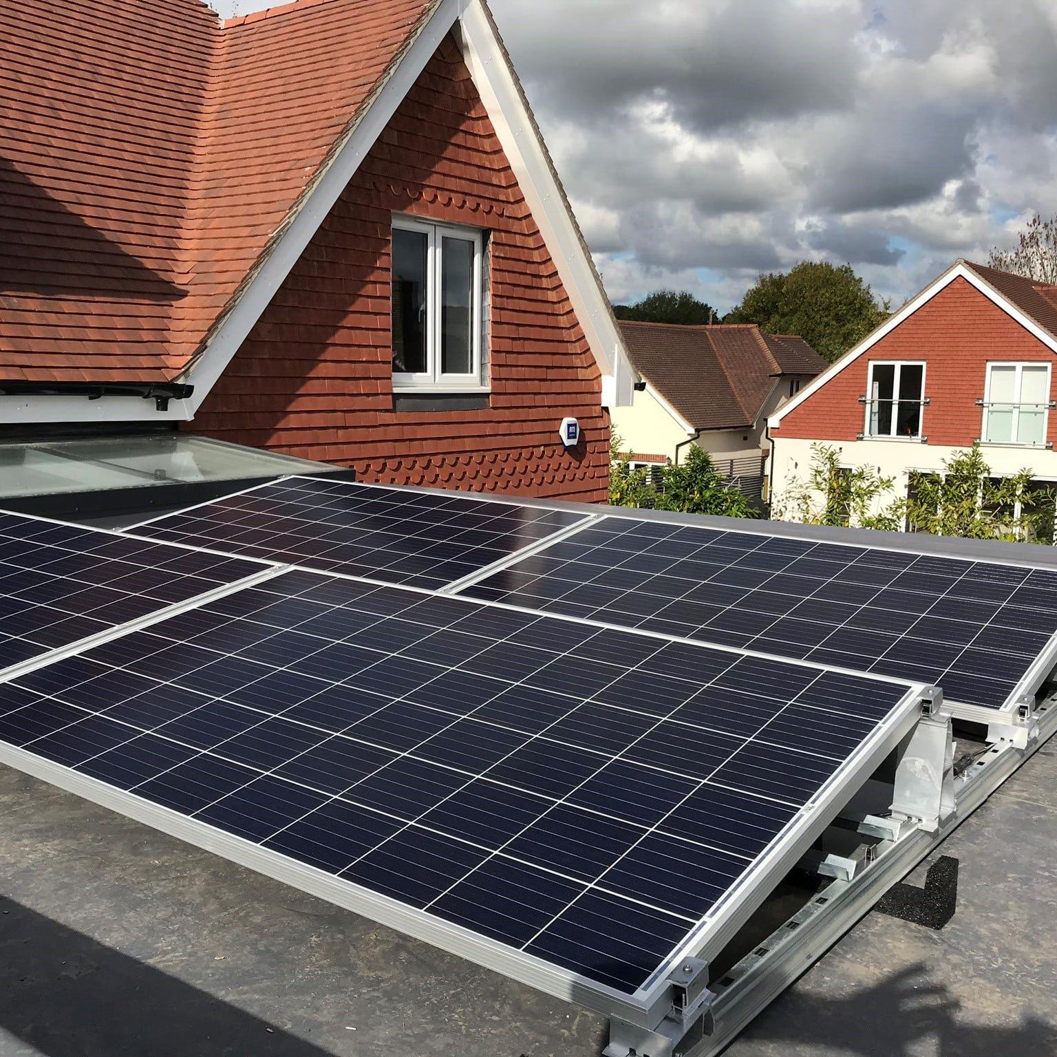 Agricultural Solar Setup With TOPCON Panels In Netherlands.