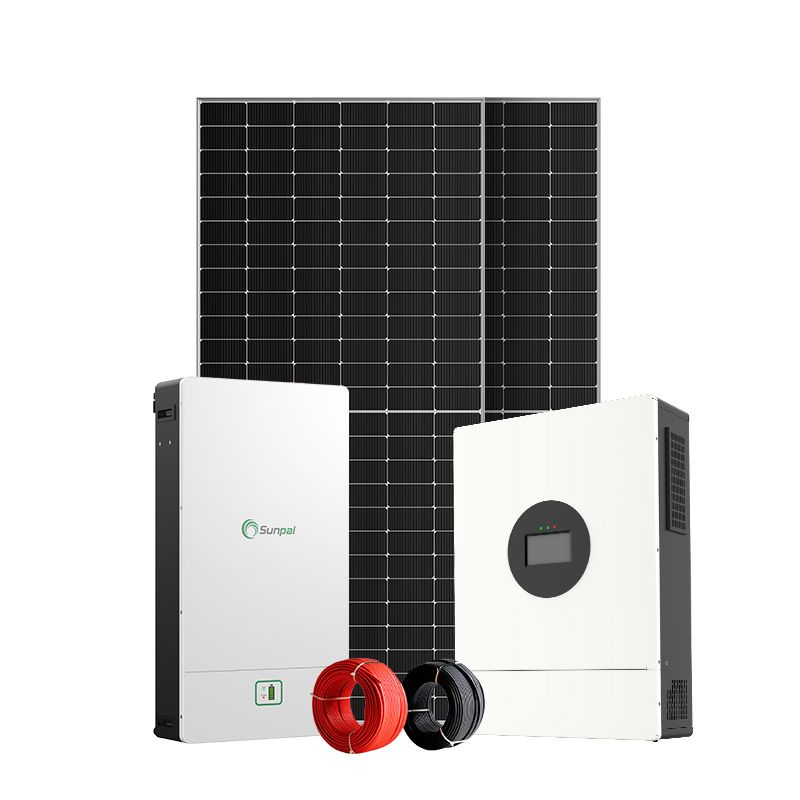 6KW-12KW Off-Grid Solar System with Lithium Battery Backup for Home & Cabin Power Sunpal Manufacturer