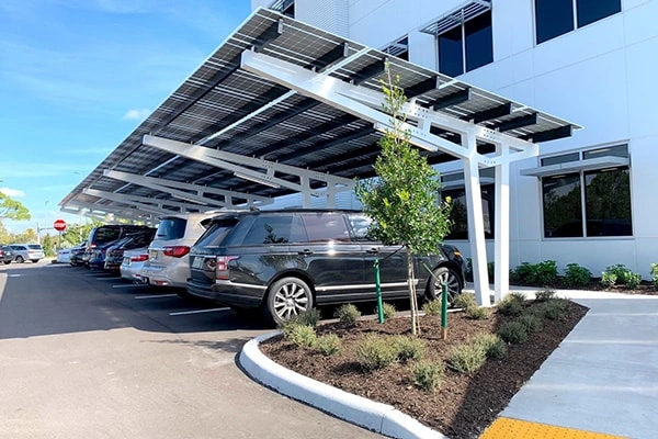 Sunpal Carbon Steel Solar Carport Bracket Case